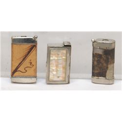 Lot Of 3 Antique Match Safe/Cigar Cutters