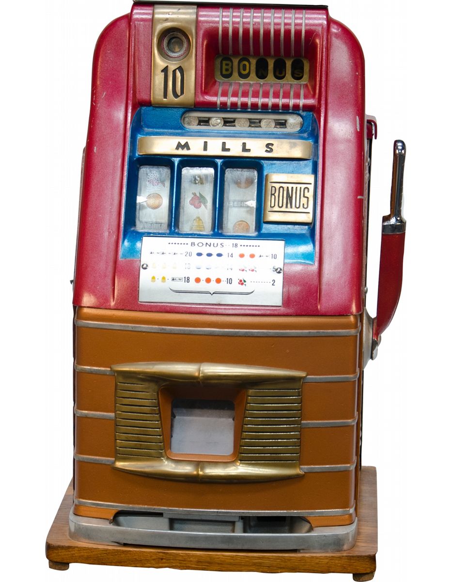 10 Cent Mills Novelty HiTop Bonus Slot Machine
