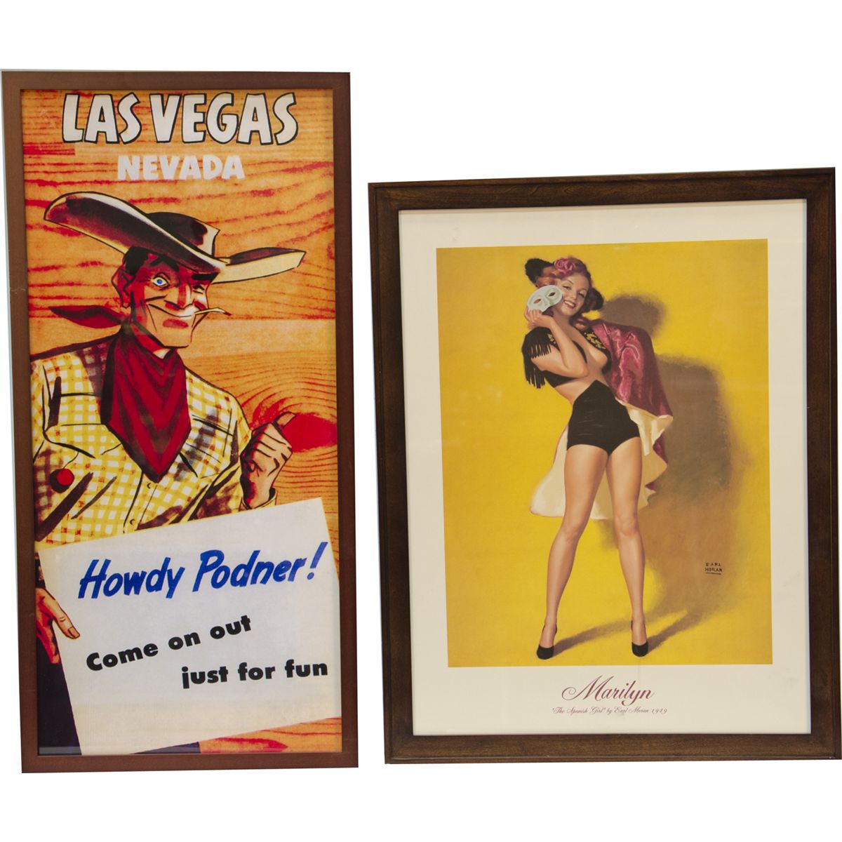 Lot Of 2 Prints In Frames: