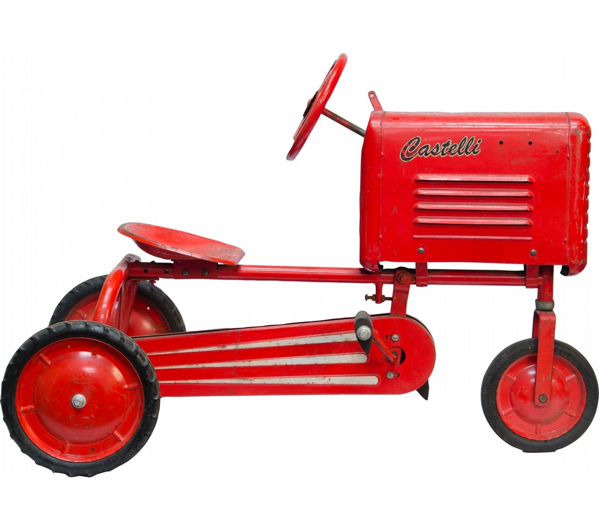 Vintage Metal "Castelli Joanne" Kids Pedal Toy Tracto