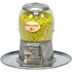 5 Cent "Cash Tray" Chlorophyll Vending Machine c1948