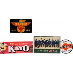 Lot Of 4 Signs: