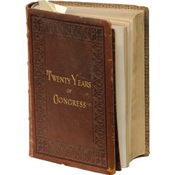 Antique "Twenty Years Of Congress" From Lincoln To Garf