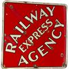 Image 1 : Railway Express Agency Porcelain Sign