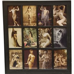 Lot Of 12 Nude Girlie Postcard/Prints c1920's Era In Fr