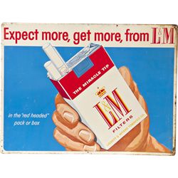 Liggett & Myers Tobacco Co. Cigarette Embossed Tin Si