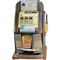 10 Cent Mills Novelty Hi-Top Special Award 7-7-7 Slot