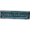 Image 1 : Alka-Seltzer Etched Glass Neon Metal Box Sign