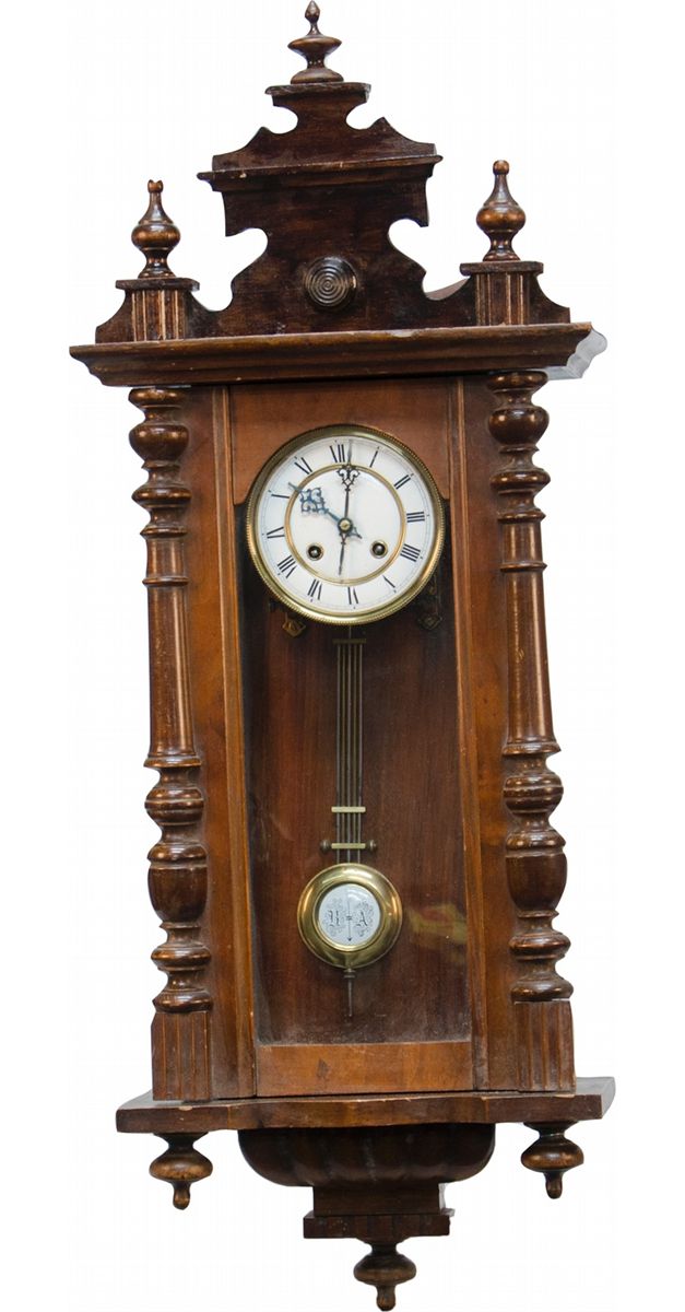 Antique Pendulum Clock "R&A" Lettering on Pendulum in G