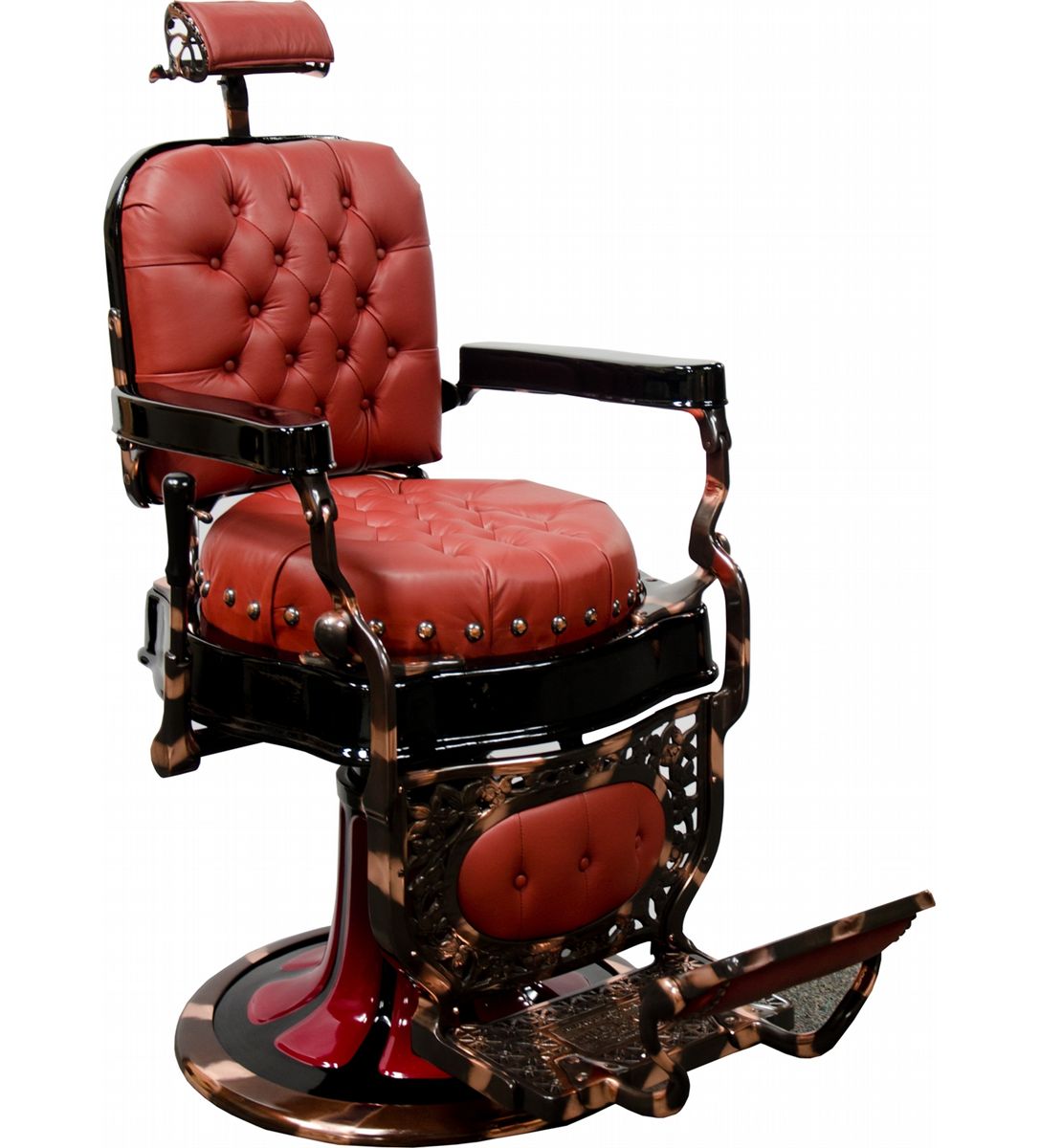 Old Barber Chairs >> Restored Koch Round Seat Barber Chair Old Barber Chairs >> Restored Koch Round Seat Barber Chair