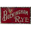 Image 1 : Buckingham Rye Reverse On Glass, Scalloped Edges Sign