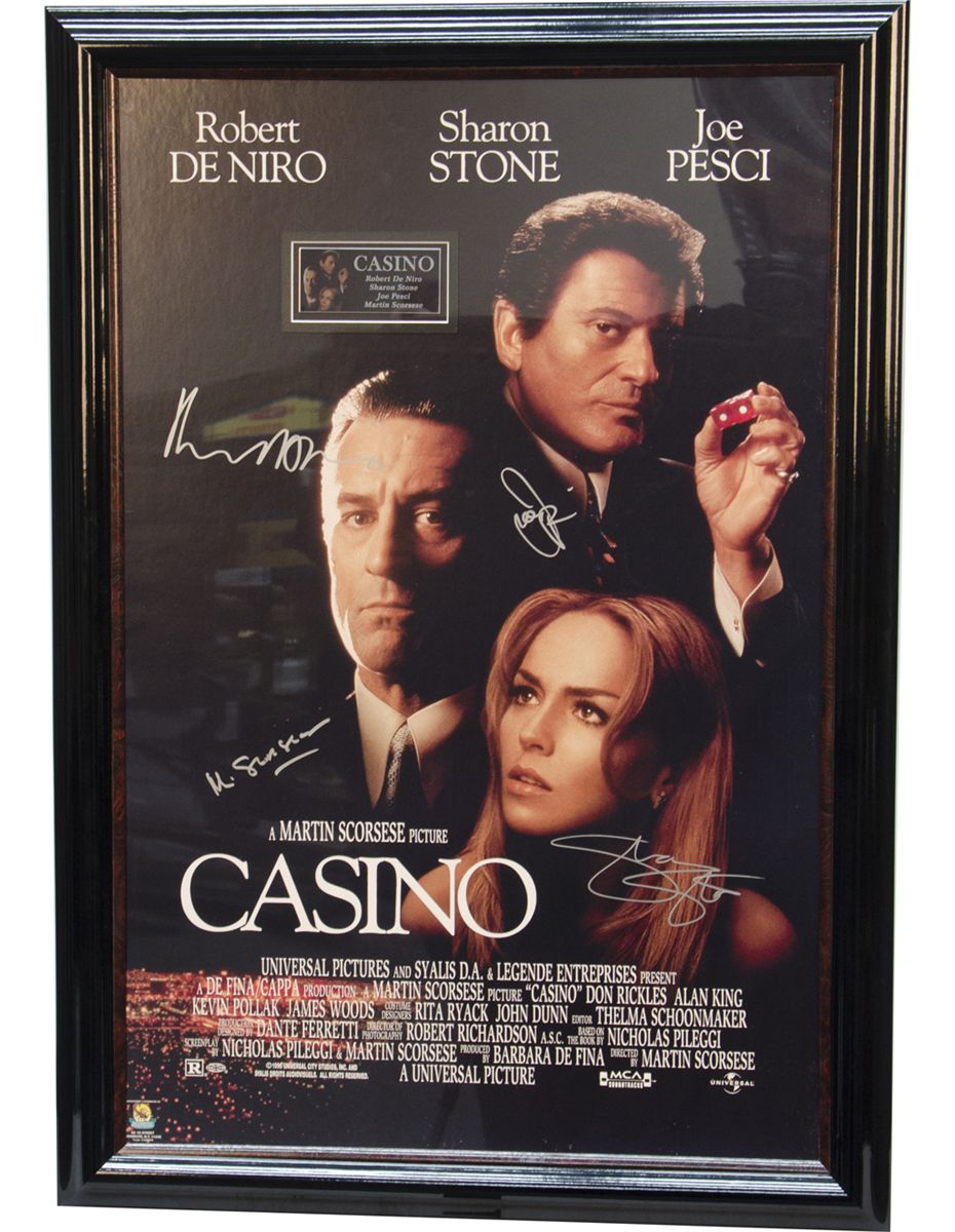 CASINO Movie Poster w/ Autographs From