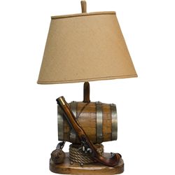 Unusual Lamp w/ Working c1800's Pistol