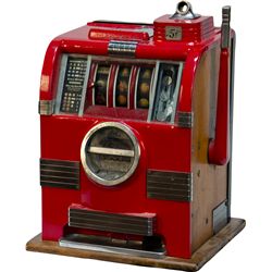 5 Cent Caille Bros. Cadet Slot Machine c1936