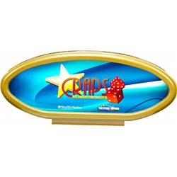 Light-Up "CRAPS" Bank Of Machines Casino Attention Gett