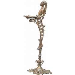 Vintage Cast-Iron Figural Indian Smoke Stand