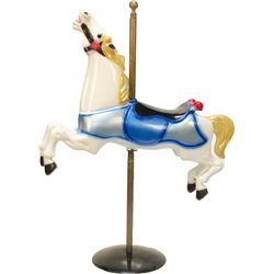 Fancy Aluminum Figural Carousel Horse