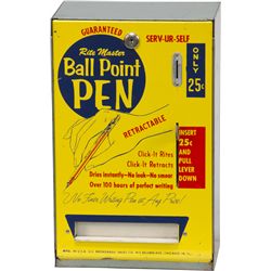 25 Cent  Rite Master  Ball Point Pen Vending Machine