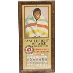 Vintage Great Northern R.R. Calendar