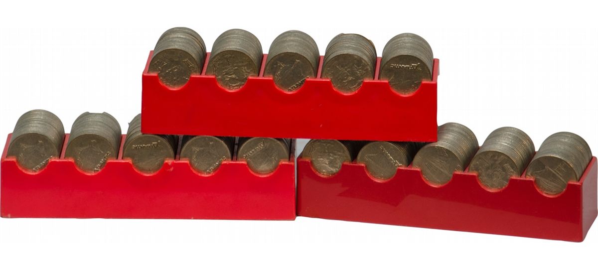 Lot Of 300 Vintage Dollar Size Slot Machine Tokens