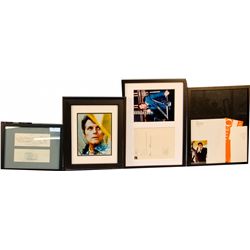 Lot Of 4 Jack Lord Related Items In Frames: