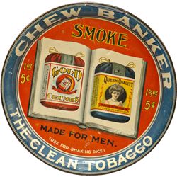 Chew Banker - The Clean Tobacco Round Tin Serving