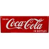 Image 1 : Drink Coca Cola In Bottles Store Front Porcelain Sign