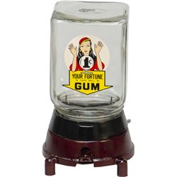 1 Cent "YU-CHU Gumball" Vending Machine c1925