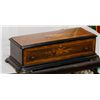 Image 2 : Antique Inlaid Wood 13" Cylinder Music Box