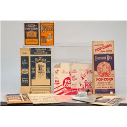 Lot Of Early Popcorn Wagon Related Items