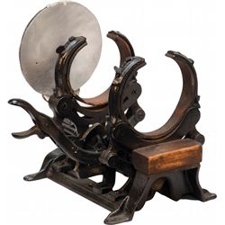 Early Cast-Iron Enameled Device Used for Bunching & Bun