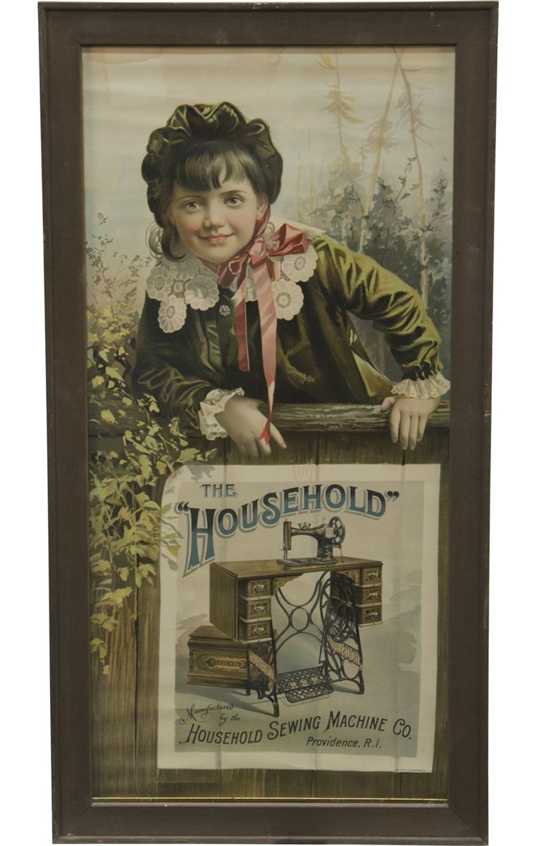 Early Household Sewing Machine Co. Providence, R.I. Ad