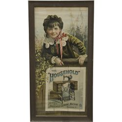 Early Household Sewing Machine Co. Providence, R.I. Ad