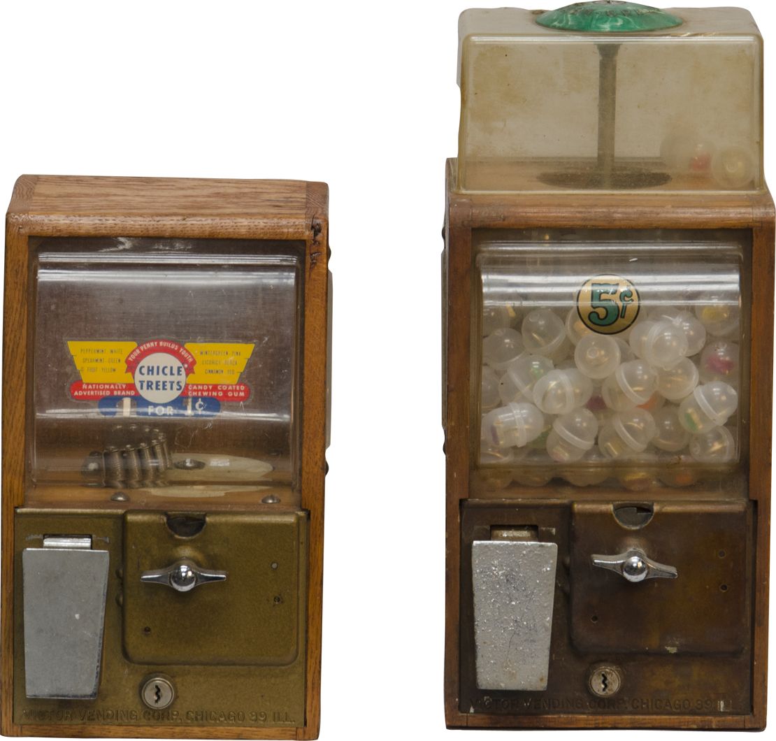 Lot Of 2 CoinOp Victor Vending Corp.Vending Machines