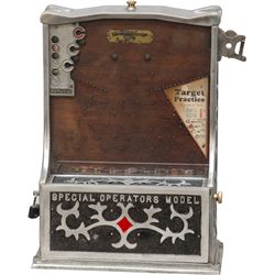 1 Cent "National Target Practice" Coin-Drop Game Of Ski