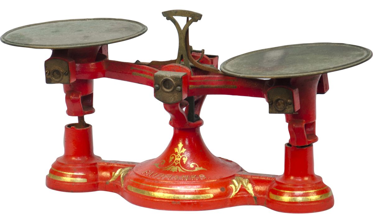 Antique Cast Iron Fairbanks Balance Scale