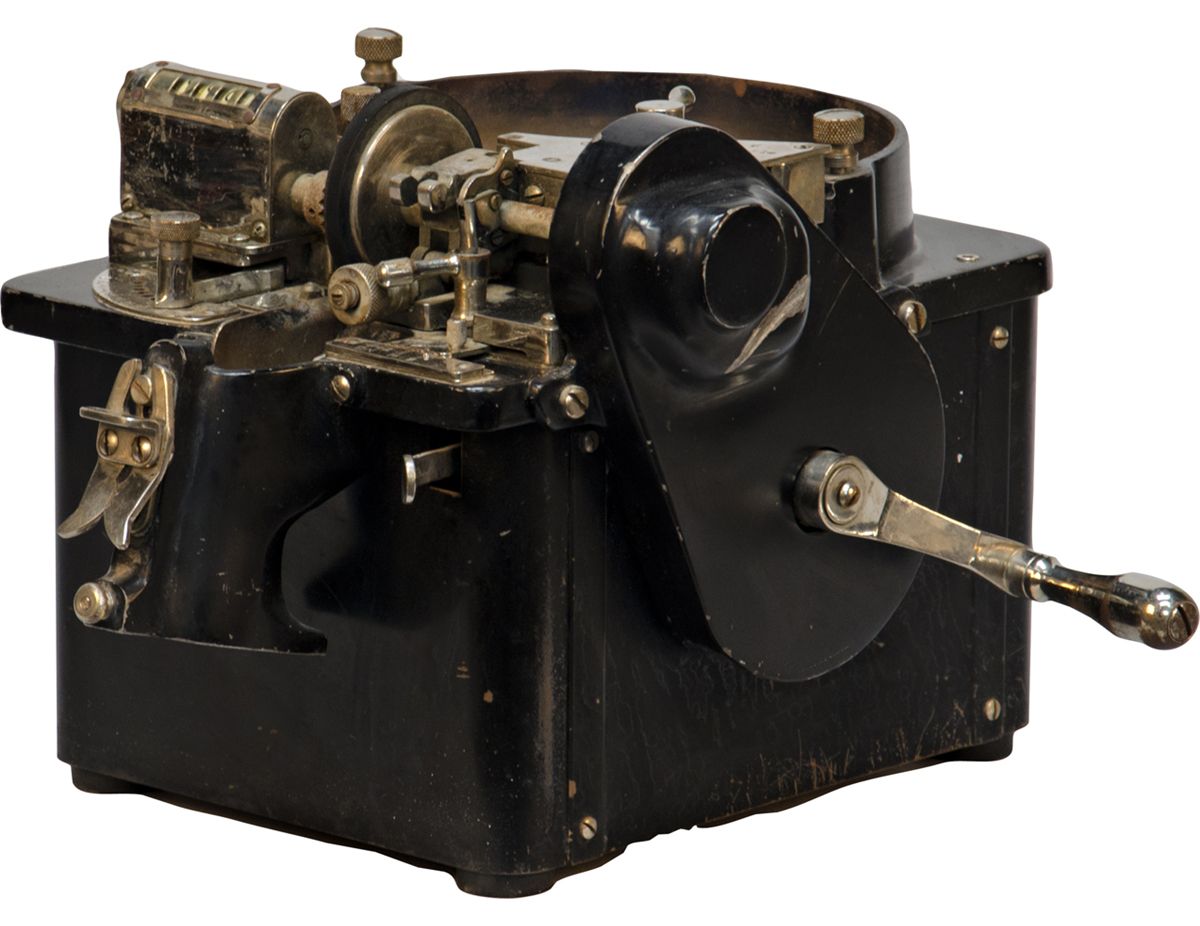 Vintage "Brandt Coin Counter And Packager" Hand Crank