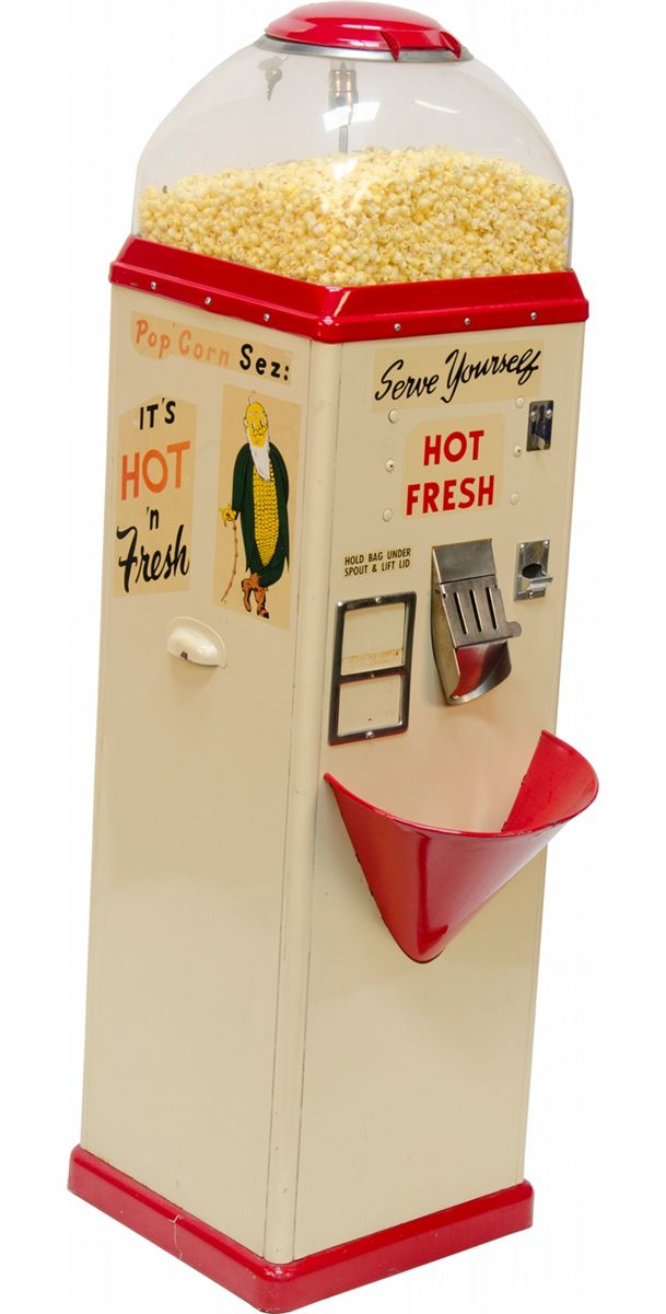 CoinOp Popcorn Warmer/Dispenser Machine