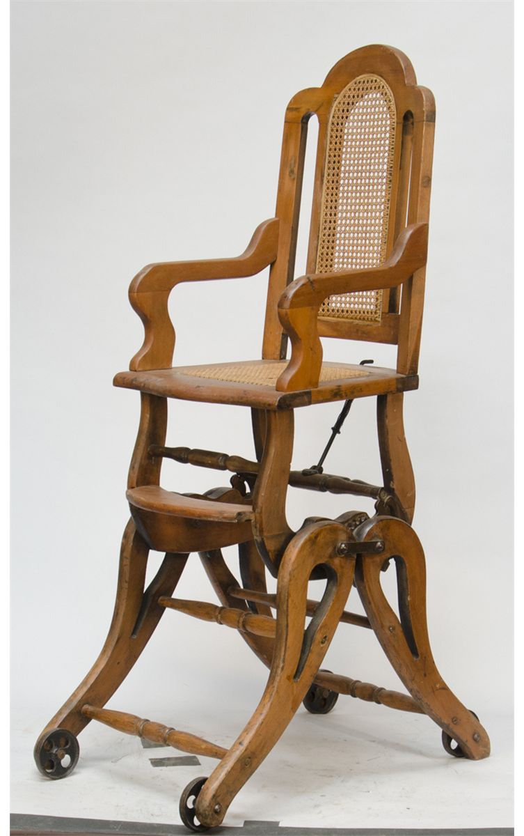 Antique Wooden Combination Baby S High Chair Rocker Antique Wooden Combination Baby S High Chair Rocker