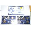 Image 1 : 2002S UNITED STATES 10-PIECE PROOF SET RED BOOK VALUE IS $30.00 *HAS THE STATE QUARTER SET INCLUDED*
