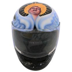 batgirl motorcycle helmet Black Batman with Black Visor From McFarlane Toys Batman and Robin - Barbara