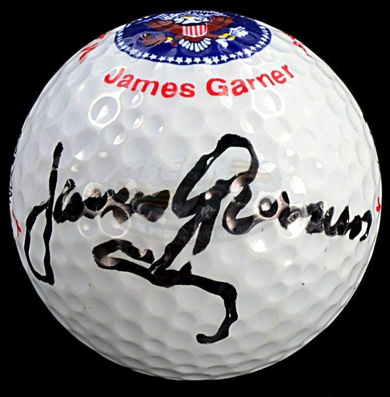 My Fellow Americans James Garner Signed Golf Ball