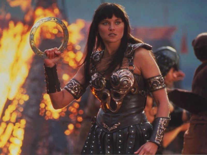 Xena: Warrior Princess (television) - Xena's Gauntlet Armor (Lucy Lawless)
