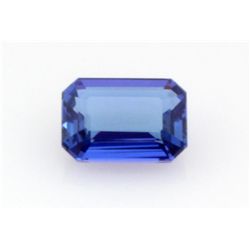 7.31 ct Tanzanite African Stone Emerald approx. 9.5x13.