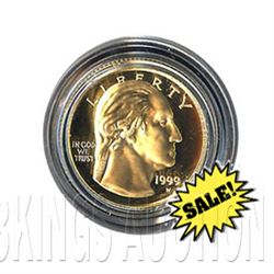 Gold $5 Commemorative 1999 George Washington Proof