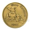 Image 1 : Christmas 2011 Bronze Round X-3 Merry Christmas (with o