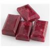 Image 2 : Ruby 137.01 ctw Loose Gemstone Mix Sizes Emerald Cut