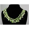 Image 1 : 741.50CTW 19in. LIME GREEN FRESHWATER PEARL NECKLACE