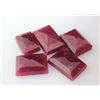 Image 2 : Ruby 126.21 ctw Loose Gemstone Mix Sizes Emerald Cut