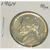 Image 1 : 1964 JEFFERSON NICKEL *RARE BU HIGH GRADE - NICE COIN*!!